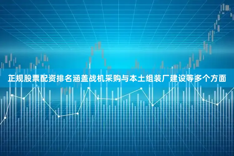 正规股票配资排名涵盖战机采购与本土组装厂建设等多个方面
