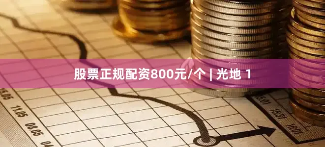 股票正规配资800元/个 | 光地 1